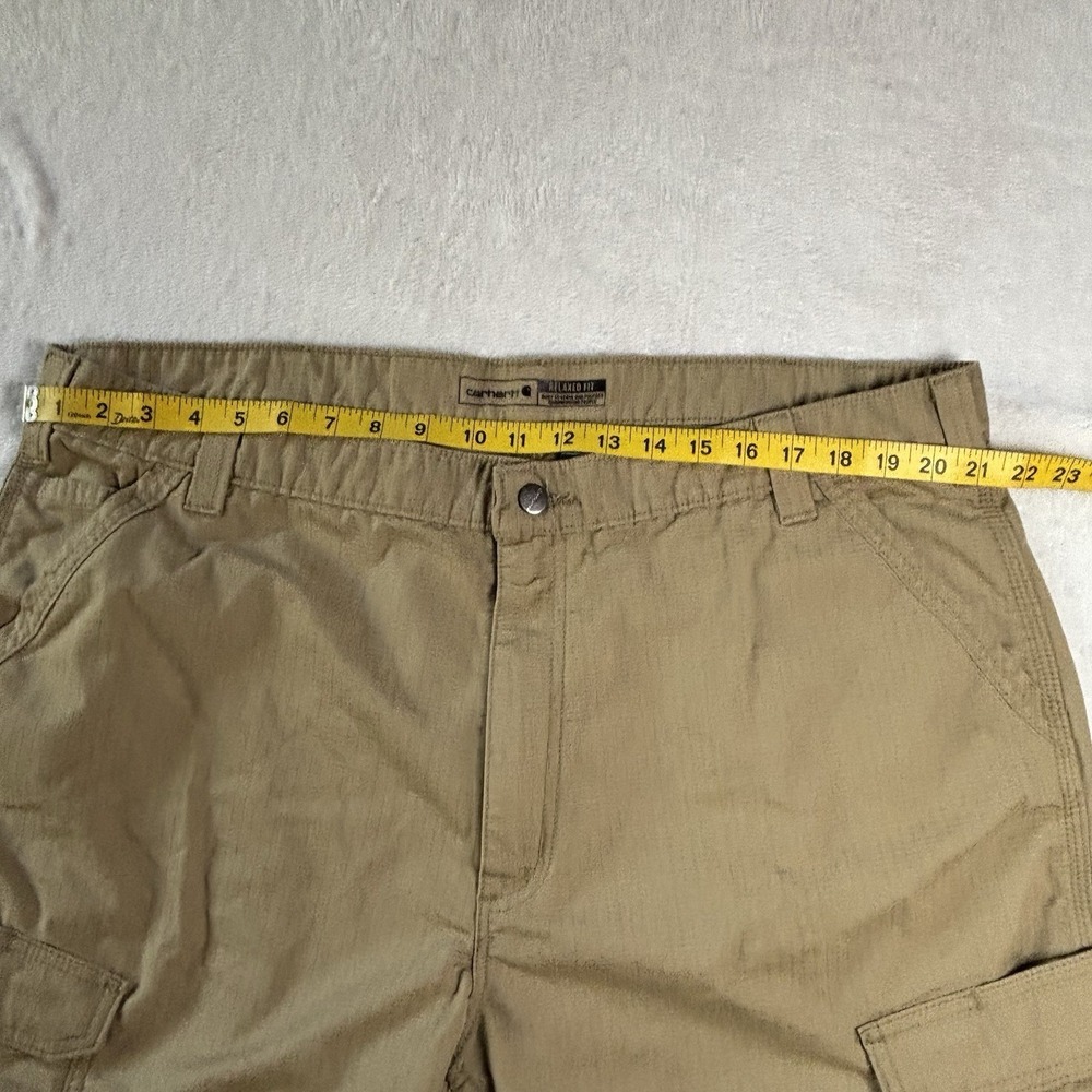 Carhartt Men's Size 42 Tan Force Relaxed Fit Ripstop Cargo Work Short BS3543-M - Picture 7 of 15